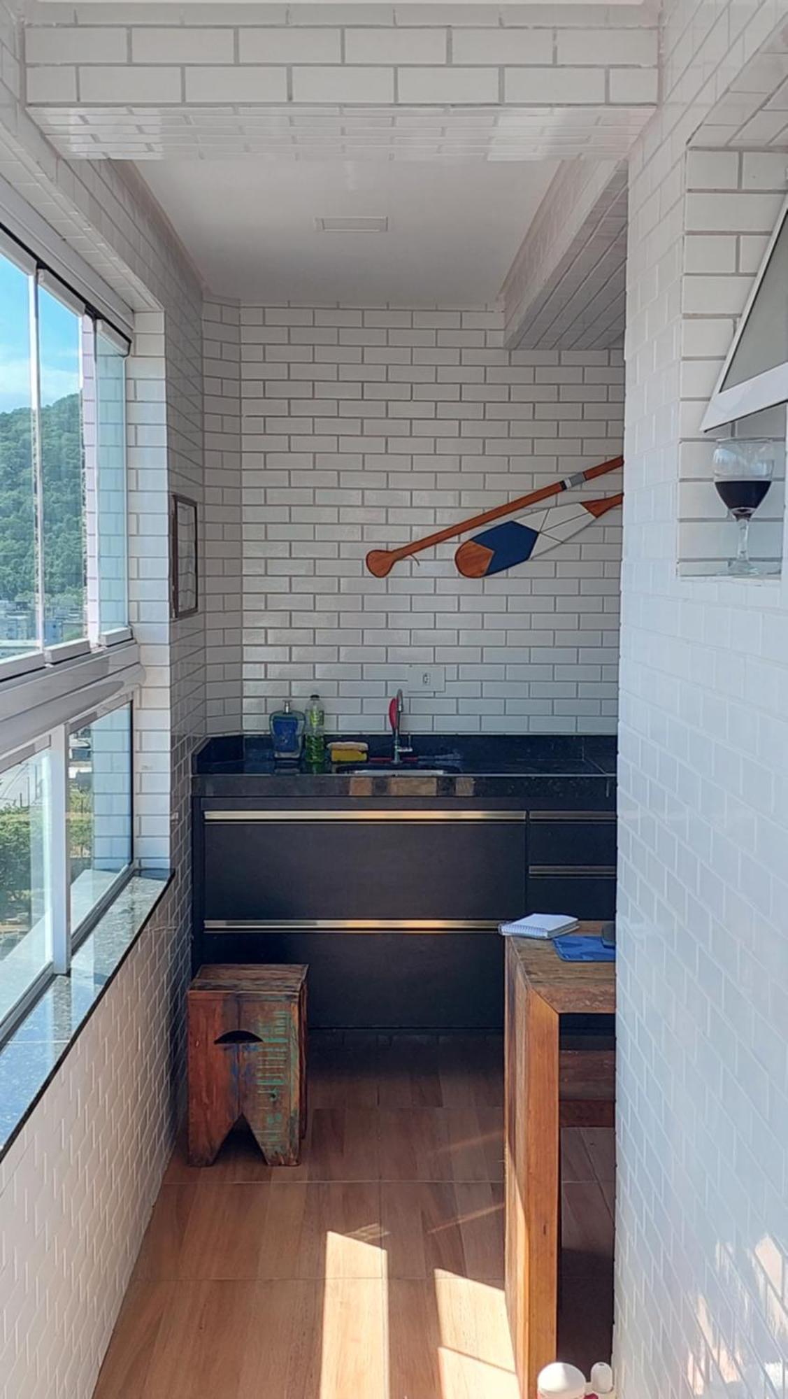 Apartamento Praia Grande -Canto Do Forte Экстерьер фото